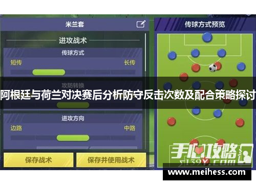 阿根廷与荷兰对决赛后分析防守反击次数及配合策略探讨